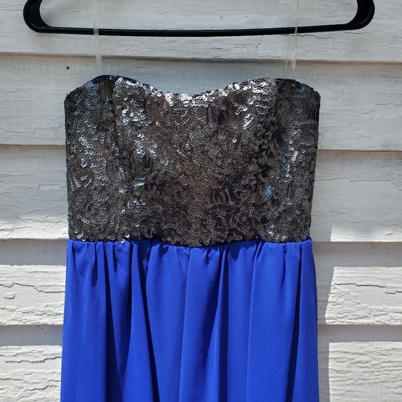 GB Strapless High Low Dress - Picture 2 of 10